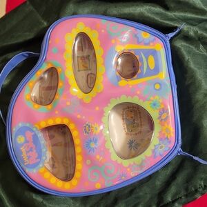 Littlest Pet Shop Pink Heart Case with Blue Handle